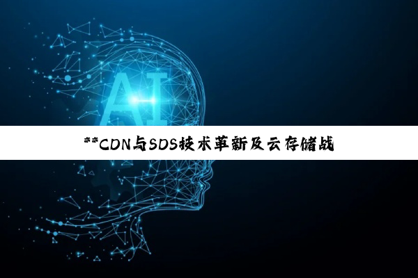 【今日要闻】**CDN与SDS技术革新及云存储战略：驱动企业数字化转型新篇章**