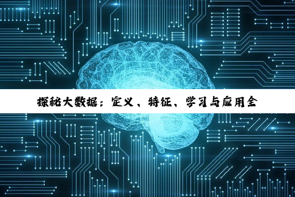 【科普解答】探秘大数据：定义、特征、学习与应用全景解析